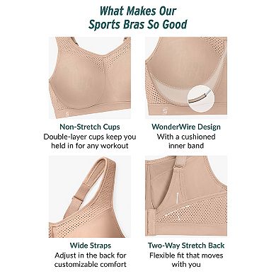 Glamorise High-Impact Underwire Sports Bra 9066