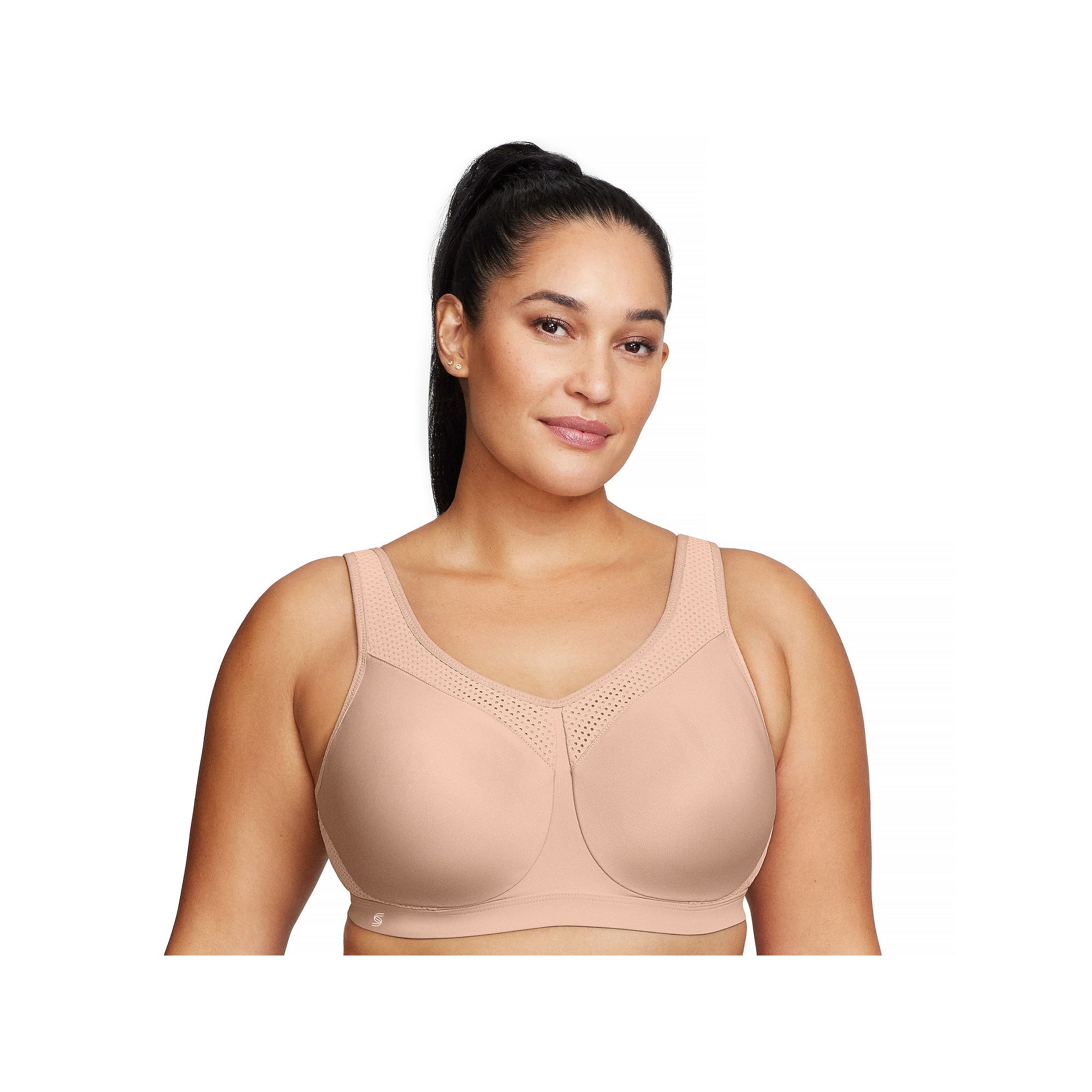 Glamorise High-Impact Underwire Sports Bra 9066, Womens, Size: 36 B, Cafe