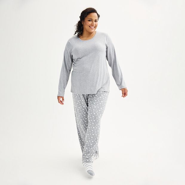 Croft & Barrow WOMEN'S PLUS SIZE 3X Long Sleeve Pajama Top