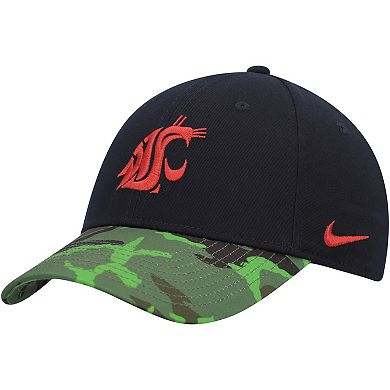 Men's Nike Black/Camo Washington State Cougars Veterans Day 2Tone Legacy91 Adjustable Hat