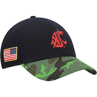 Men's Nike Black/Camo Washington State Cougars Veterans Day 2Tone Legacy91 Adjustable Hat