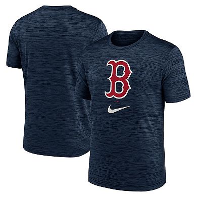 Men's Nike Navy Boston Red Sox Logo Velocity Performance T-Shirt