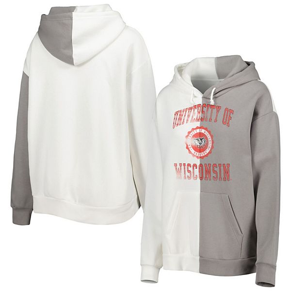 Women's Gameday Couture White Eastern Washington Eagles Fierce Fan  Side-Slit Pullover Hoodie