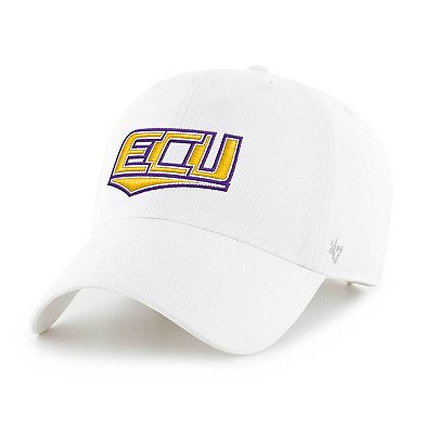 Men's '47 White ECU Pirates Vault Clean Up Adjustable Hat