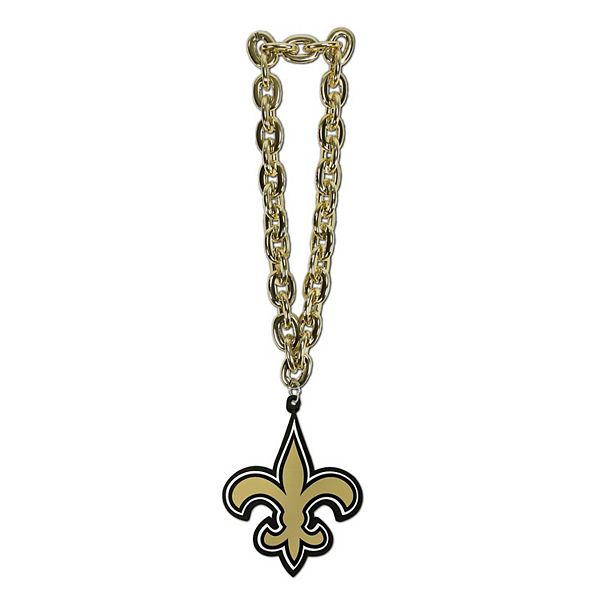 New Orleans Saints Pendant, 14K White - The GLD Shop