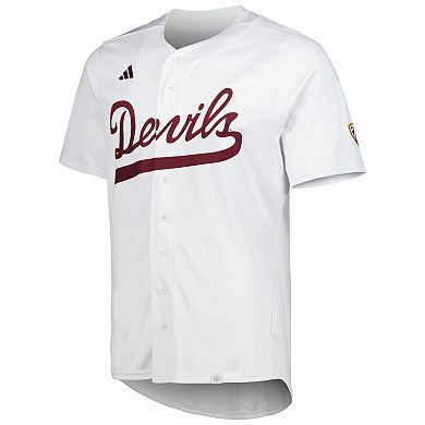Men's adidas White Arizona State Sun Devils Team Baseball Jersey