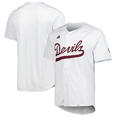 Men's adidas White Arizona State Sun Devils Team Baseball Jersey