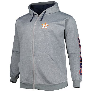 Men's Profile Ash Houston Astros Big & Tall Pullover Hoodie