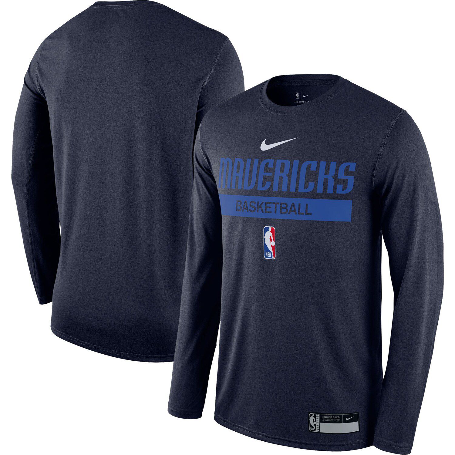 Men's Fanatics Branded Luka Doncic Cream/Navy Dallas Mavericks Raglan 3/4  Sleeve T-Shirt