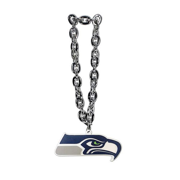 Seattle Seahawks Jersey Printed Acrylic Team Color Logo Keychain