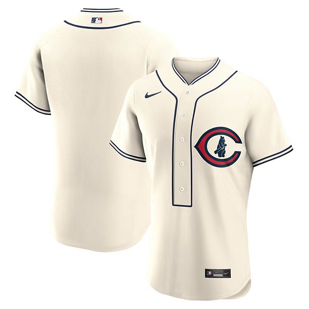 Men's Nike Cream Chicago Cubs 2022 MLB at Field of Dreams Game Authentic  Team Jersey