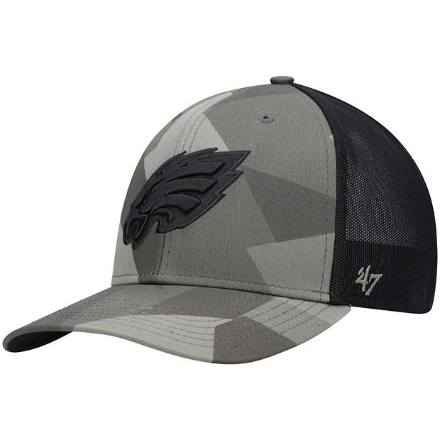 Men's '47 Black Philadelphia Eagles MVP Adjustable Hat