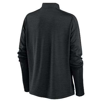 Women's Nike Black Chicago White Sox Pacer Quarter-Zip Top