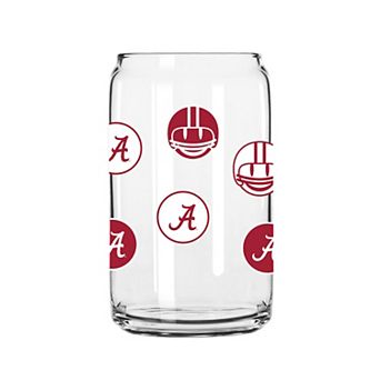 Alabama Crimson Tide 16oz. Smiley Can Glass