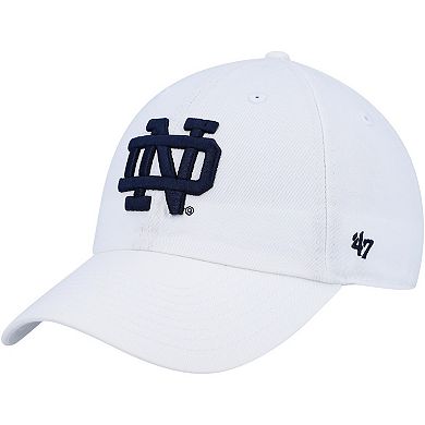 Men's '47 White Notre Dame Fighting Irish Clean Up Adjustable Hat