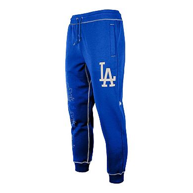 Men's New Era Royal Los Angeles Dodgers Team Split Jogger Pants