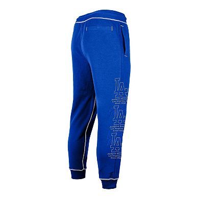 Men's New Era Royal Los Angeles Dodgers Team Split Jogger Pants