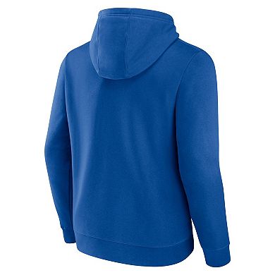 Men's Fanatics Branded Blue New York Rangers Primary Logo Pullover Hoodie