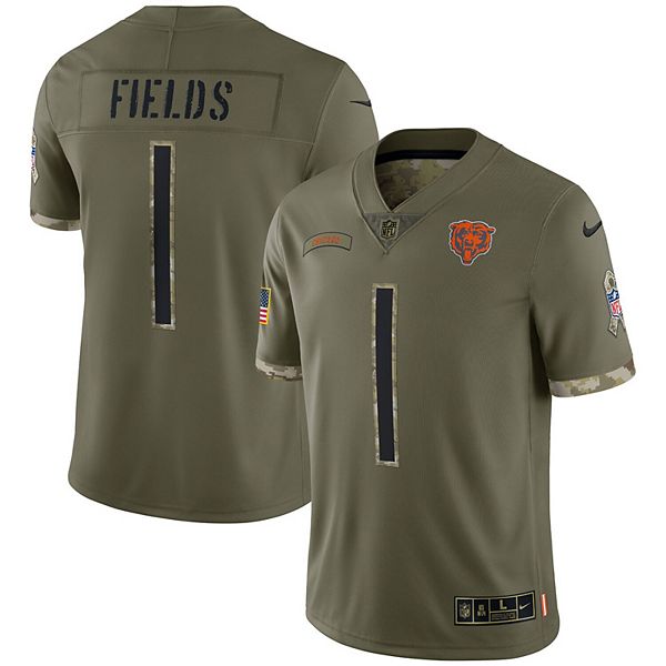 Justin Fields Chicago Bears Nike 2022 Salute To Service Limited