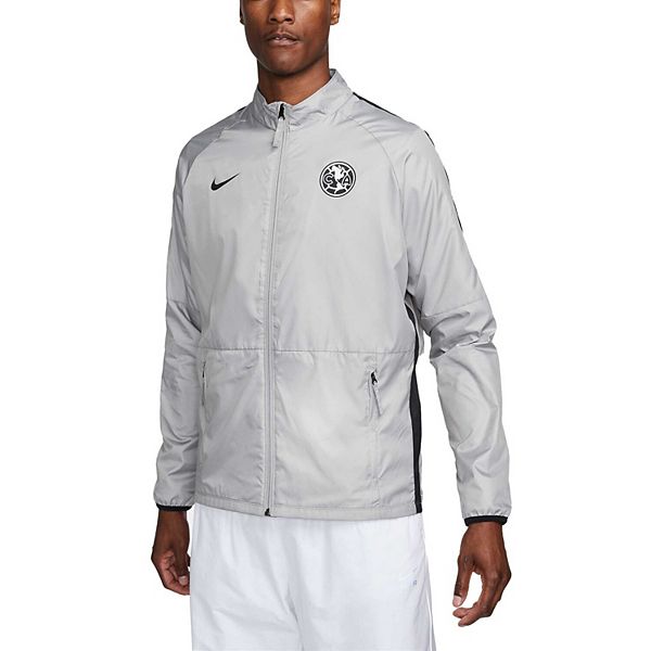 Men's Nike Gray Club America Academy AWF Full-Zip Jacket