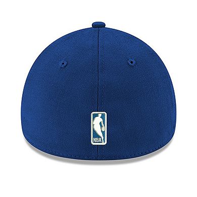 Men's New Era Blue Detroit Pistons Classic 39THIRTY Flex Hat