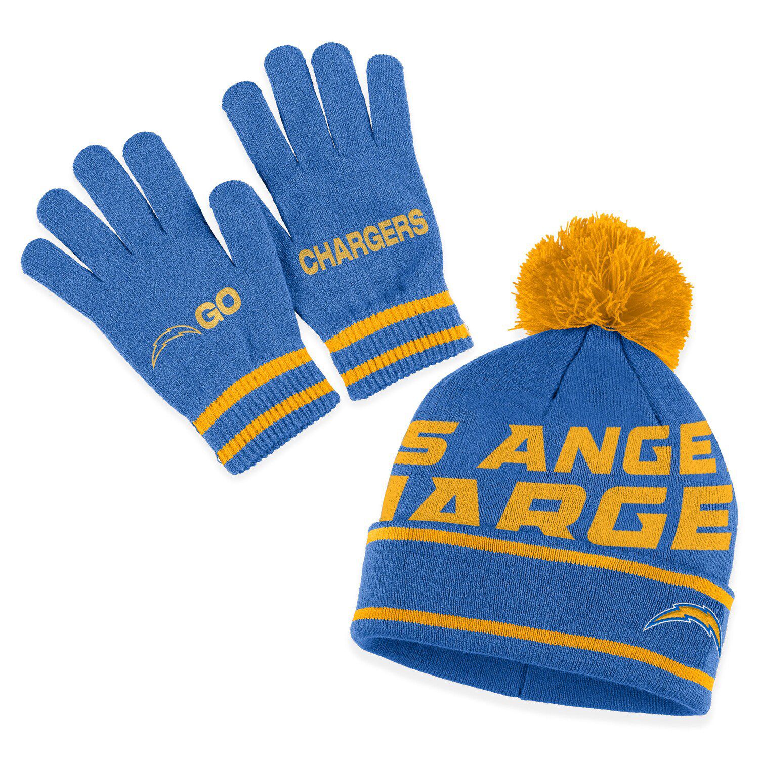 Los Angeles Chargers New Era Team Social Justice Cuffed Knit Hat - Black