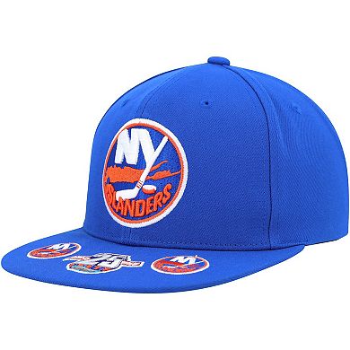 Men's Mitchell & Ness Royal New York Islanders Vintage Hat Trick Snapback Hat