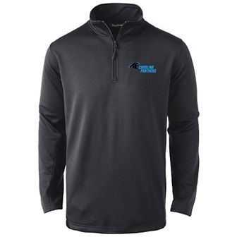 Men's Dunbrooke Black Carolina Panthers All-Star Tech Quarter-Zip Top
