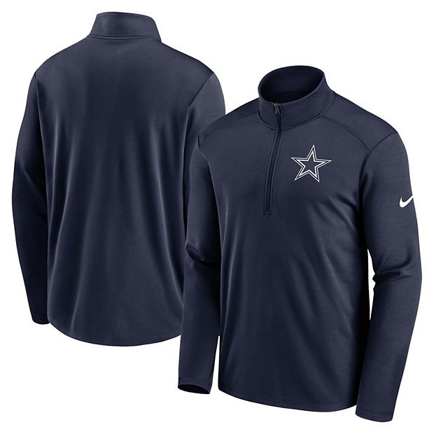 Nike Men's Dallas Cowboys Therma Logo Navy Hoodie