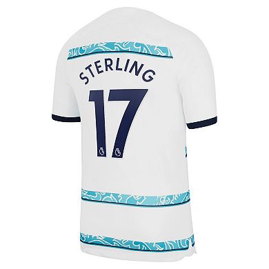 Men's Nike Raheem Sterling White Chelsea 2022/23 Away Breathe Stadium Replica Player Jersey