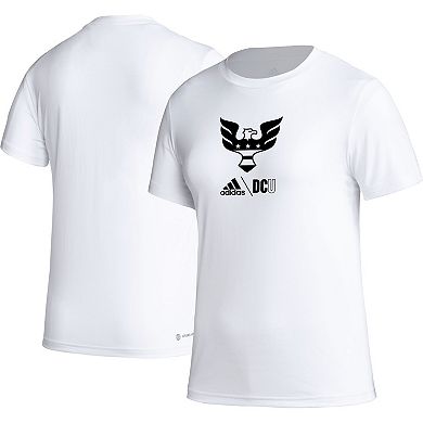 Women's adidas White D.C. United AEROREADY Club Icon T-Shirt