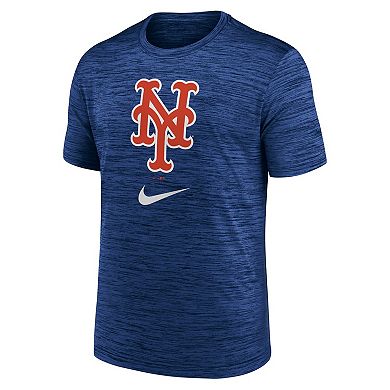 Men's Nike Royal New York Mets Logo Velocity Performance T-Shirt