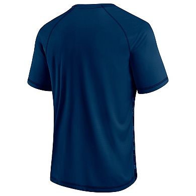 Men's Fanatics Branded Navy Chicago Bears Hail Mary Raglan T-Shirt