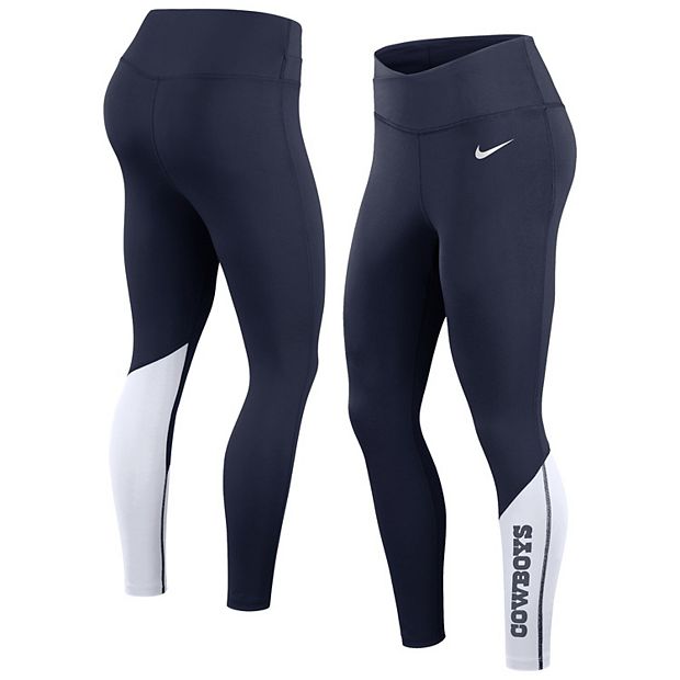 Women's Nike Navy Dallas Cowboys Performance Leggings