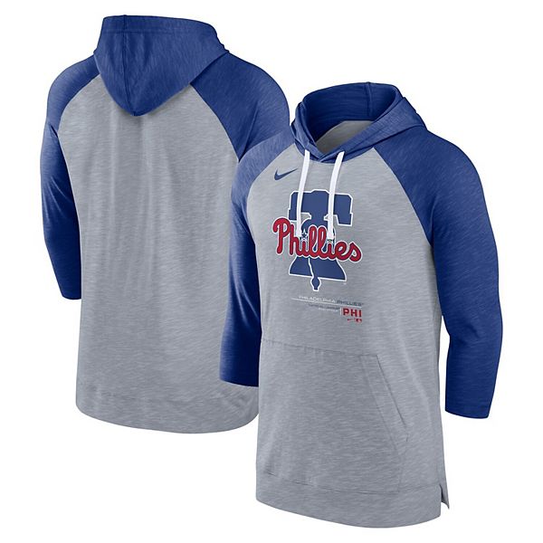 Men's Nike Heather Gray/Heather Royal Philadelphia Phillies Baseball ...