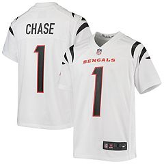 Nike Little Kids' Cincinnati Bengals Ja'Marr Chase #1 Black Game Jersey