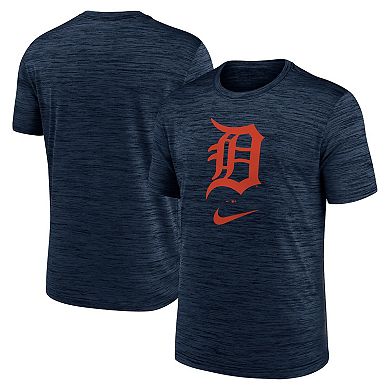 Men's Nike Navy Detroit Tigers Logo Velocity Performance T-Shirt