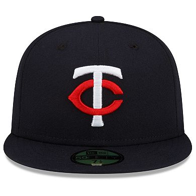 Men's New Era Navy Minnesota Twins 2023 Authentic Collection Home 59FIFTY Fitted Hat