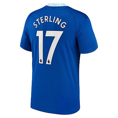 Men's Nike Raheem Sterling Blue Chelsea 2022/23 Home Breathe Stadium Replica Player Jersey
