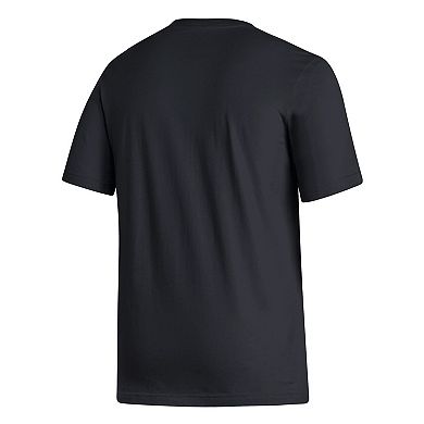 Men's adidas Black Louisville Cardinals Locker Lines Baseball Fresh T-Shirt