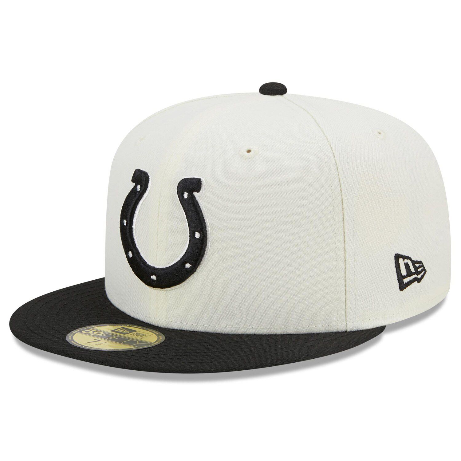 Men's New Era Black Indianapolis Colts Historic Logo Low Profile