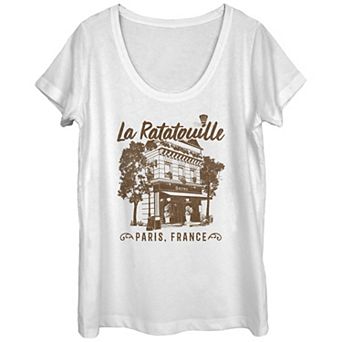 Disney / Pixar's Ratatouille Juniors' Paris Bistro Scoop Neck Tee