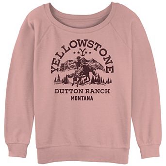 Juniors' Yellowstone Dutton Ranch Montana Retro Slouchy Terry