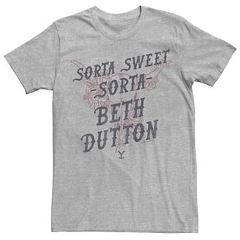 Juniors' Yellowstone Sorta Sweet Sorta Beth Dutton Boyfriend Graphic Tee