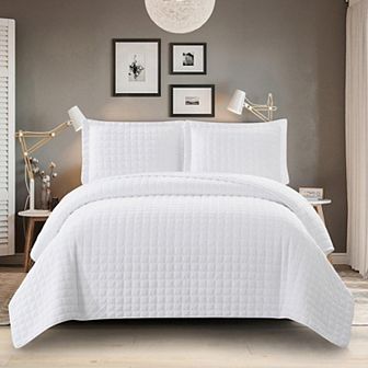 Velvet Bedspread Quilt Set - Plush