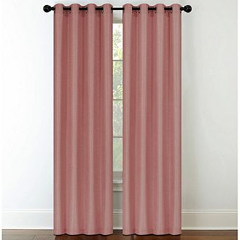 Kate Aurora 2 pc Terry Slub Light Filtering Luxury Grommet Top Window Curtain Panels