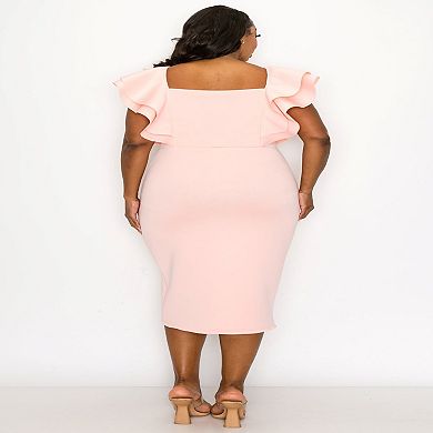 Charlie Flutter Sleeve Dress