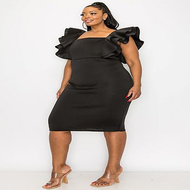 Charlie Flutter Sleeve Dress