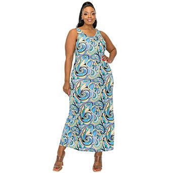 Aries Sleeveless Maxi Dress