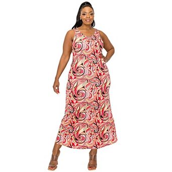 Aries Sleeveless Maxi Dress